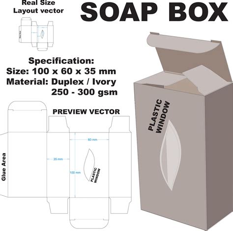 Printable Soap Box Template