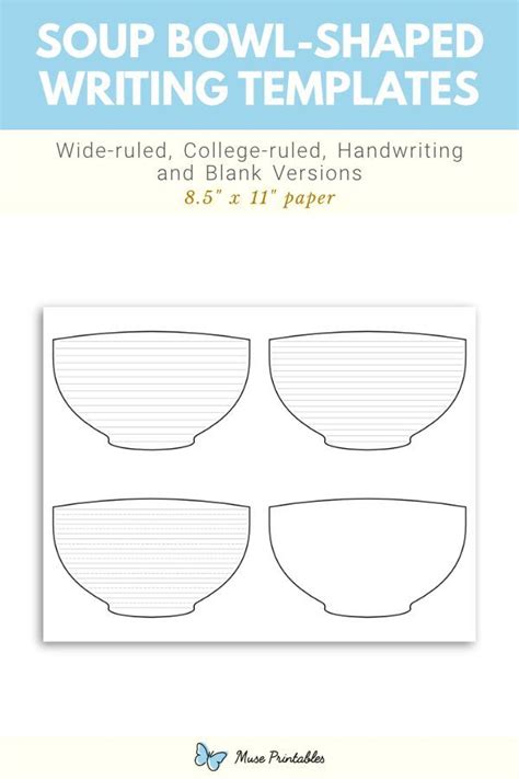 Printable Soup Bowl Template 3