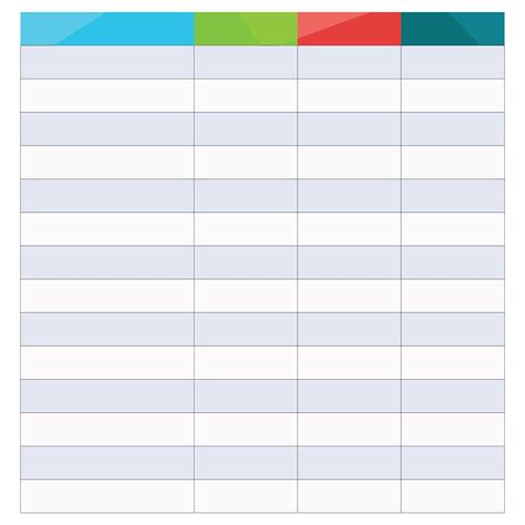 Printable Spreadsheet Template for Time Management