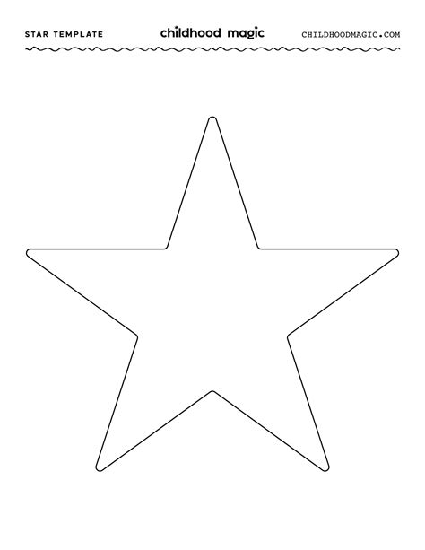 Printable Star Templates