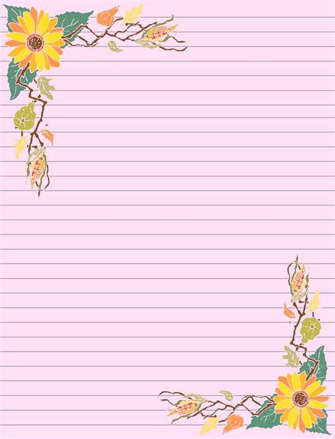 Printable Stationery for Crafting