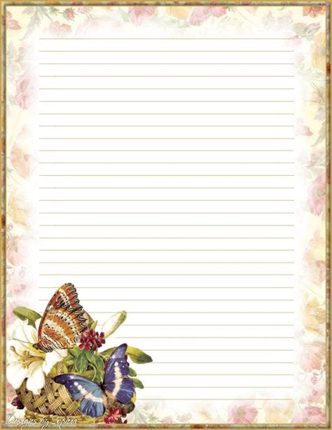 Printable Stationery Papers for Art