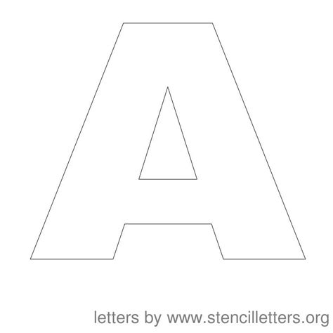 Printable Stencil Letters for Posters