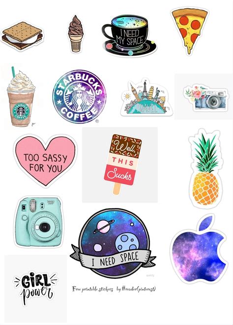 Printable Sticker Ideas