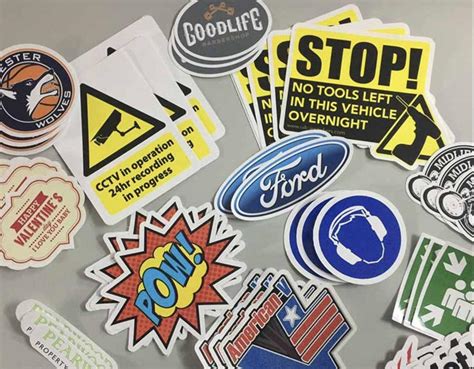 Printable stickers for products