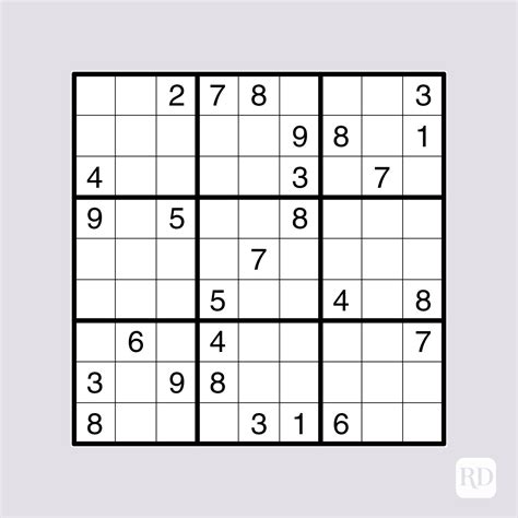 Printable Sudoku Puzzles