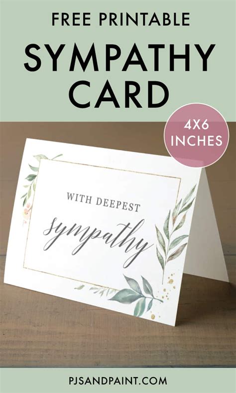 Printable Sympathy Cards