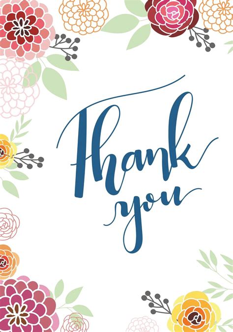 Printable Thank You Card 3