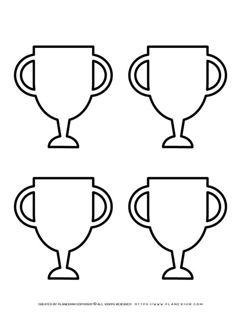 Printable Trophy Templates for Kids