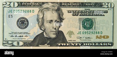 Image of a printable $20 bill template