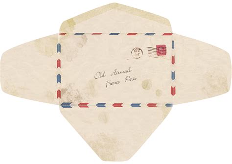 Printable Vintage Envelope Templates