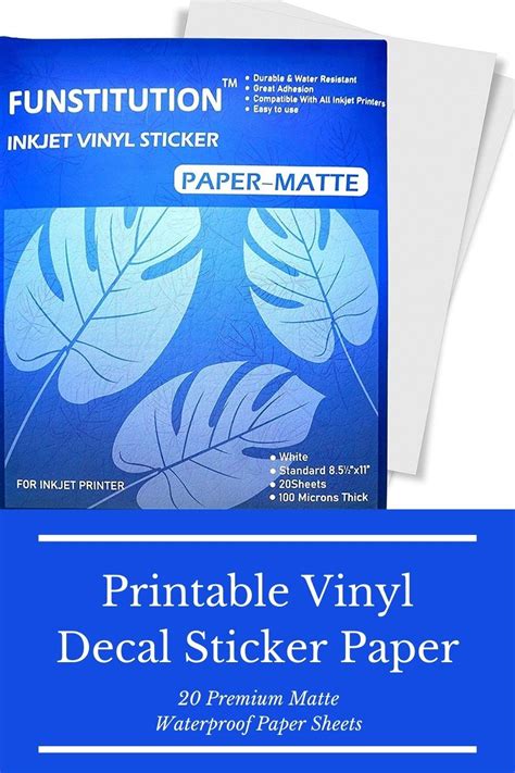 Epson printer settings for printable vinyl