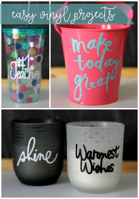 Personalized Gifts Made with Printable Vinyl