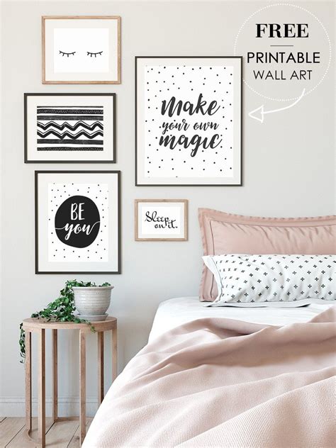 Printable Wall Art for Bedroom