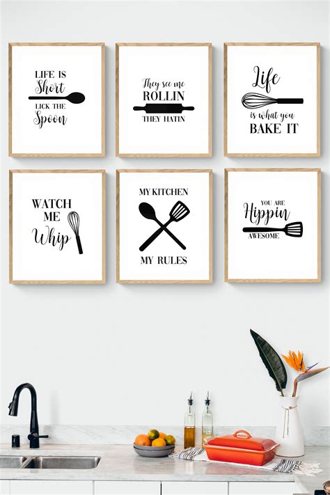 Printable Wall Art for Kitchen