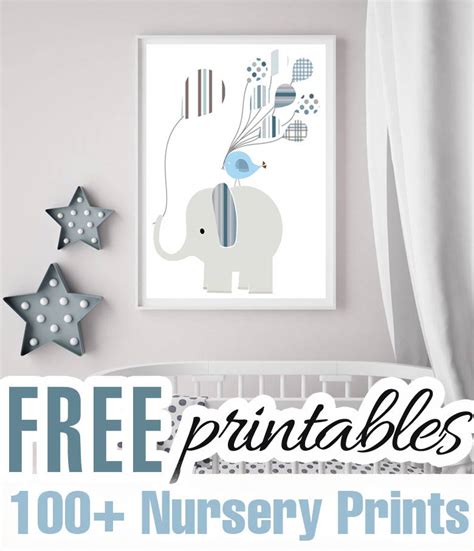 Printable Wall Art for Nursery