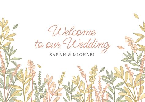 Printable Wedding Sign Templates