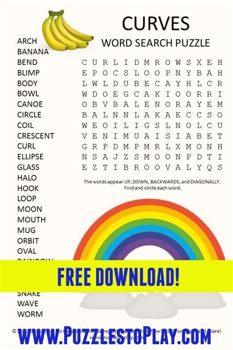 Printable Word Puzzle