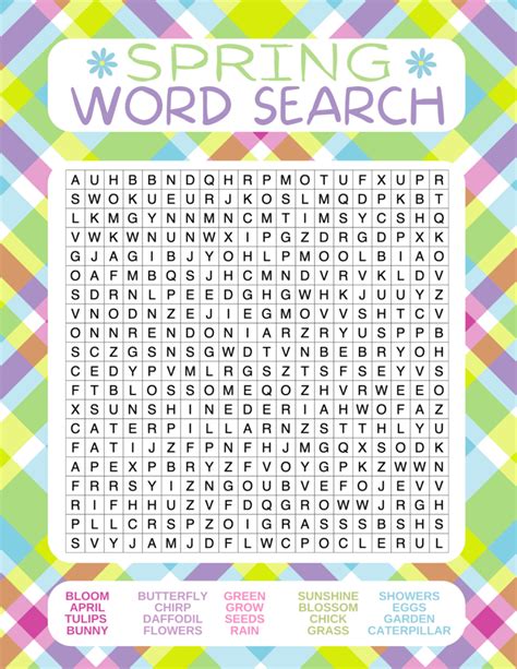 Printable Word Searches