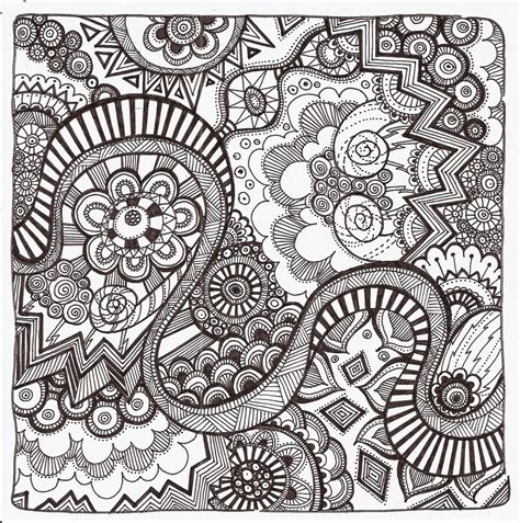 Free printable Zentangle patterns