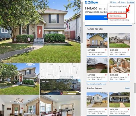 Printable Zillow Listings