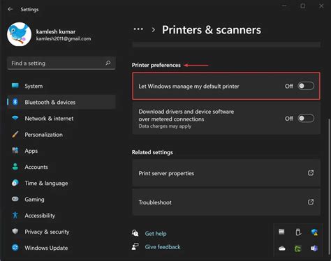 Optimizing printer settings