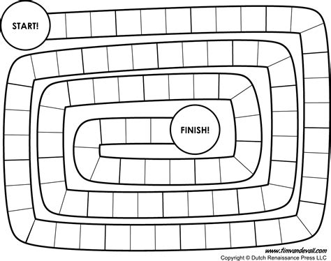 Printing a Blank Game Board Template