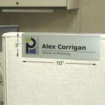 Printing and Assembling Your Cubicle Name Plates