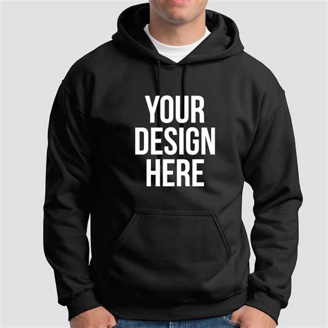 Printing Custom Hoodies with a Mockup Template