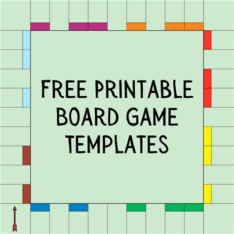 Printing Game Board Templates