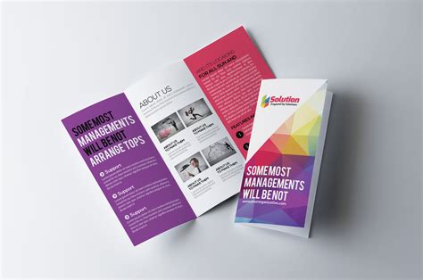 Printing Trifold Brochure Template