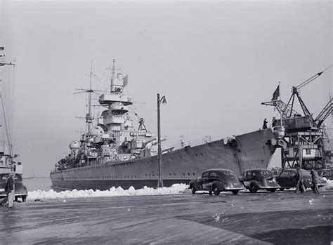 The Prinz Eugen in harbor