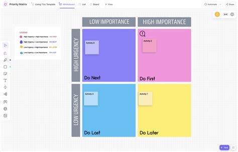 Prioritization Template