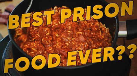 Prison-style chili, a spicy and flavorful meal.