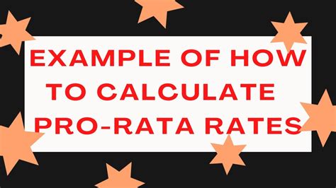 Pro Rata Calculator Excel Hacks