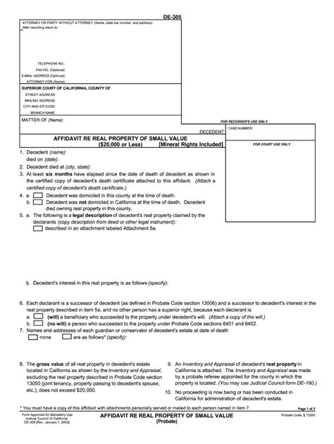 Breaking Down Probate Form 13100