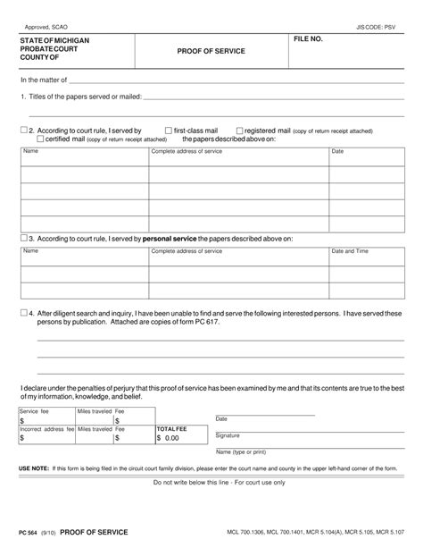 Probate Forms and Documents