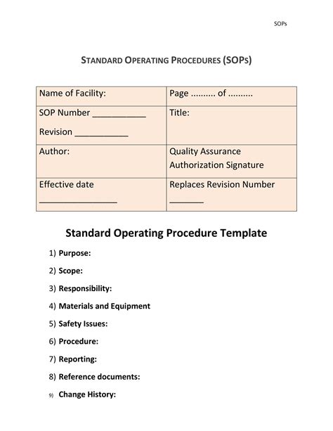 Process Template Sample