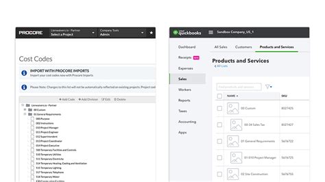 Procore Cost Code Template Types