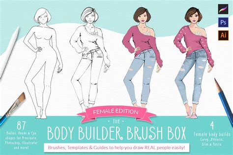 Procreate body template 9