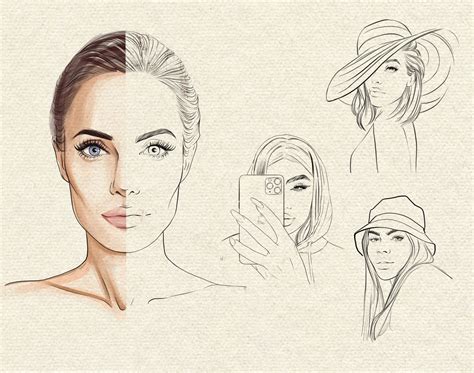 Procreate Face Template Example 8