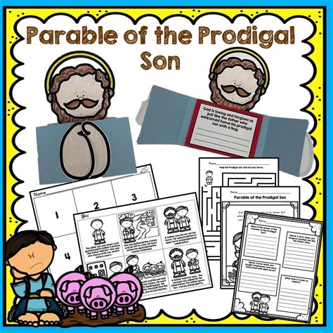 Prodigal Son activities for preschoolers