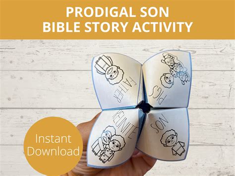 Prodigal Son mobile craft for kids