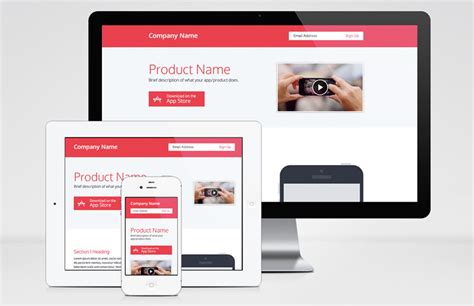 Example of a product page template with a testimonial slider