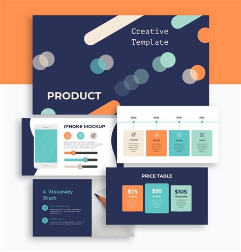 product presentation design google slides