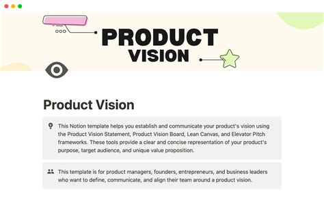 Product Vision Statement