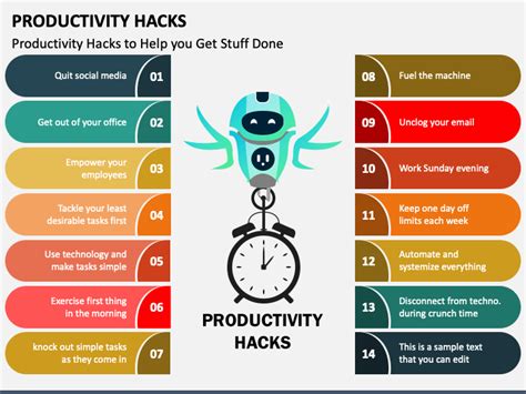 Productivity Hacks Template