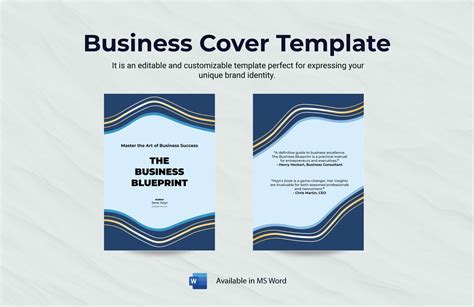 Professional and Elegant Binder Cover Template