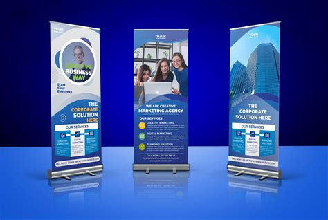 Professional Banners Roll Up Template Marketing