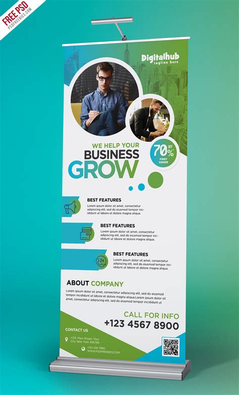 Professional Banners Roll Up Template Promotion